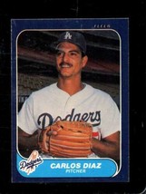 1986 Fleer #128 Carlos Diaz Nmmt Dodgers *X88469 - £0.99 GBP