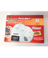 2 pack First Alert Smoke &amp; Fire Alarm Wireless -Interconnect Voice -Open... - $27.70