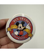 Disneyland Resort Mickey Mouse Pin Trading Promo Button - $12.00
