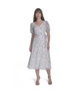 Women&#39;s Harper Rose Short Sleeve Surplice Midi Dress, Size: 10, Blue Dot - $536.75 MXN