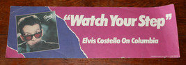 ELVIS COSTELLO &quot;Trust&quot; 1981 COLUMBIA Orig PROMO BANNER - £11.79 GBP
