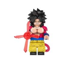 Gift Anime Dragon Ball Z Goku (Super Saiyan 4) WM2672 Minifigure Custom ... - £4.56 GBP