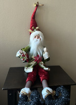 Nwt Rachel Zoe Christmas Santa Claus Santa Posable Doll Large - £47.95 GBP