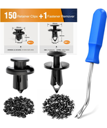 150 Pcs Push-Type Bumper Fasteners &amp; Rivet Clips with Removal Tool - $10.85