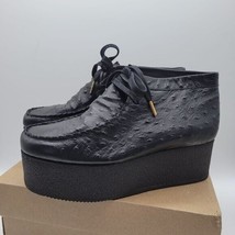 Clarks Black Wallabee Leather Wedge Chukka Boot - £119.10 GBP