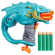 Nerf Dungeons &amp; Dragons Rakor Blaster, 4 Nerf Elite 2.0 Darts, Kids Outdoor Game - £21.91 GBP