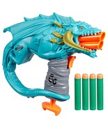 Nerf Dungeons &amp; Dragons Rakor Blaster, 4 Nerf Elite 2.0 Darts, Kids Outd... - $24.99