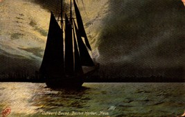 Vintage 1910 Postcard Boston Mass &quot;Outward BOUND-BOSTON HARBOR&quot;-BK33 - £2.32 GBP