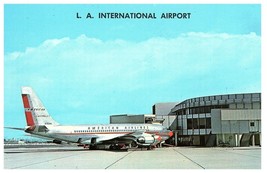 Vtg American Airlines Jet Los Angeles International Airport LAX Postcard 1970s - £15.75 GBP