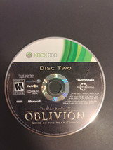Microsoft Xbox 360 The Elder Scrolls IV Oblivion GotY Disc 2 Only Tested XB360 - £5.08 GBP