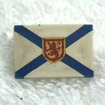 Nova Scotia Flag  Pin Vintage Canada Plastic - $9.89