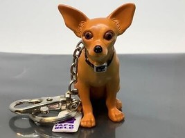 Taco Bell Promo Keyring Chihuahua Keychain Sitting Dog Ancien Porte-Clés Chien - £8.64 GBP