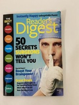 Reader&#39;s Digest 2012 October 50 Secrets Surgeons Won&#39;t Tell You - £5.23 GBP