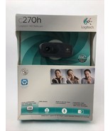 Logitech C270h HD 720p Webcam Built In Microphone 3mp Computer Video Cam... - £27.53 GBP
