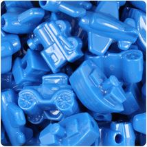 BeadTin True Blue Neon Bright Mini Mobiles Pony Beads (2oz) - $2.39