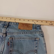 Vintage Levi's 550 Relaxed Fit Tapered Leg Women's 10L (28x31) Blue Denim Pants image 8