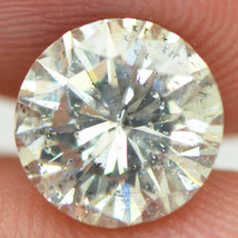 Loose Round Cut Diamond Natural 1.60 Carat H/SI2 Certified Clarity Enhanced - £2,112.09 GBP
