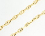 4mm Unisex Chain 14kt Yellow Gold 330824 - £1,242.04 GBP