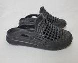 Lusso Cloud Scenario Slide Shoes Slip On Jet Black Women&#39;s size 7 Pool B... - $34.64