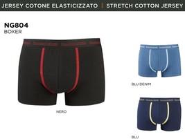 6 Boxer Shorts Men&#39;s Stretch Cotton with Elastic Outer Nazareno Gabriell... - £23.68 GBP+