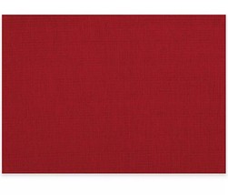 Noritake Colorwave Fabric Placemats Set of 4 Raspberry Red 19"x13" Machine Wash - $39.08