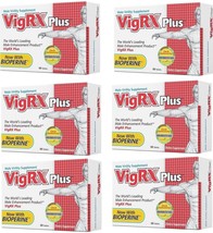 VigRX Plus Male Virility Herbal Dietary Supplement Pill - 60 Tablets (6 ... - $329.95