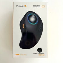 ProtoArc EM03 Trackball Ergonomic Mouse Wireless Finger Operated Bluetooth - £22.70 GBP