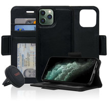 Navor Car Mount &amp; Detachable Magnetic Wallet Case for iPhone 11 Pro [5.8 inch] - £18.78 GBP