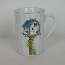 Otagiri Design Heartprint Bird House Mug Coffee Tea Cup Jan Jamison Art ... - £9.20 GBP