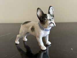Superb Metzler &amp; Ortloff Germany Vintage  Porcelain French Bulldog Figurine - $197.01