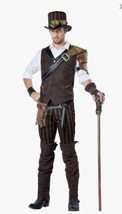 Steampunk Adventurer men&#39;s halloween costume Size Large - $54.44