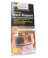 Walgreens BACK SUPPORT WITH COPPER INFUSED FABRIC Maximum Support/ Adjus... - $242.33 MXN