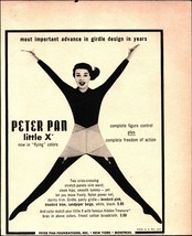 1957 Vintage Peter Pan Litte X Girdle Figure Control Womens Fashion Ad b4 - $25.98