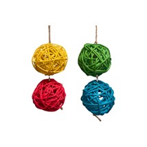 A &amp; E Cages Nibbles Vine Ball on String Small Animal Chew Toy 1ea/One Size - £3.94 GBP