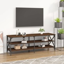 TV Cabinet Brown Oak 140x40x50 cm Engineered Wood - £36.26 GBP