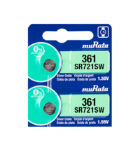 Murata 361 (SR721SW) Silver Oxide Watch Battery (2 Count) - Replaces Son... - $4.91