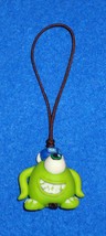 Brand New Walt Disney &quot;Monsters, Inc.&quot; Mike Wazowski Plastic Figure With Strap - £4.71 GBP