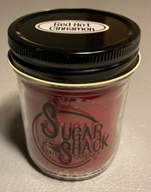 8 oz Sugar Shack Country Candles Red Hot Cinnamon Hand Dipped - £7.45 GBP