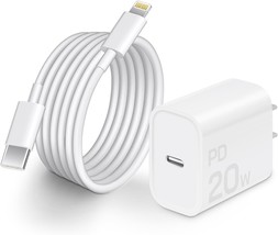 I Phone USB C Wall Charger Block with 6Ft Charging Cable Compatible with... - £16.60 GBP