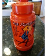 Vintage 1968 Aladdin The Pussycats Half Pint Thermos INCOMPLETE - $415.48 MXN