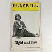 1980 Playbill Anta Theatre &#39;Night and Day&#39; Maggie Smith, Paul Hecht Joseph Maher - £15.10 GBP