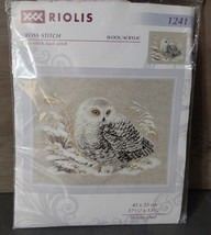 Riolis Counted Cross Stitch Pattern Only White Owl 1241 - £11.19 GBP