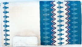 California Custom Hand Loomed Cactus Weave Show Saddle Blanket Pad 32 x 36 in - £309.53 GBP