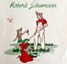 The Happy Farmer 1943 Sheet Music Piano Robert Schumann Childrens Songs DWFF5 - $10.99