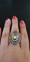 Paparazzi Ring (One Size Fits Most) (New) Colorfully Chaotic Green Ring - $7.61