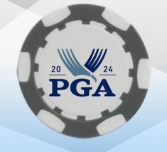 2024 PGA Championship Valhalla  Clay Poker Chip -  Gray Poker Chip BM - £3.28 GBP