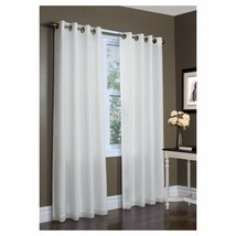 2 Thermavoile Rhapsody Lined Sheer Drape Curtain Panel 104&quot;X95&quot; Energy Efficient - £62.14 GBP