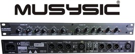 Professional 2/3/4-Way Audio Stereo Sound Processing Crossover By Musysic. - £129.15 GBP