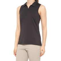 Nwt Ladies Tommy Bahama Island Zone Black Sleeveless Golf Shirt Polo S M L Xl - £31.44 GBP
