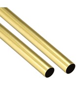 2 Pcs Brass Tube 100 mm Round Pipe DIY Knife Handle Making Craft Supplie... - $135.21 MXN+
